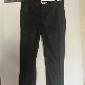 Madewell Women's Coated Black Skinny Jeans